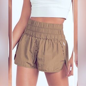 Free People Movement Way Home Shorts Clay Brown Tan Size XS Used
